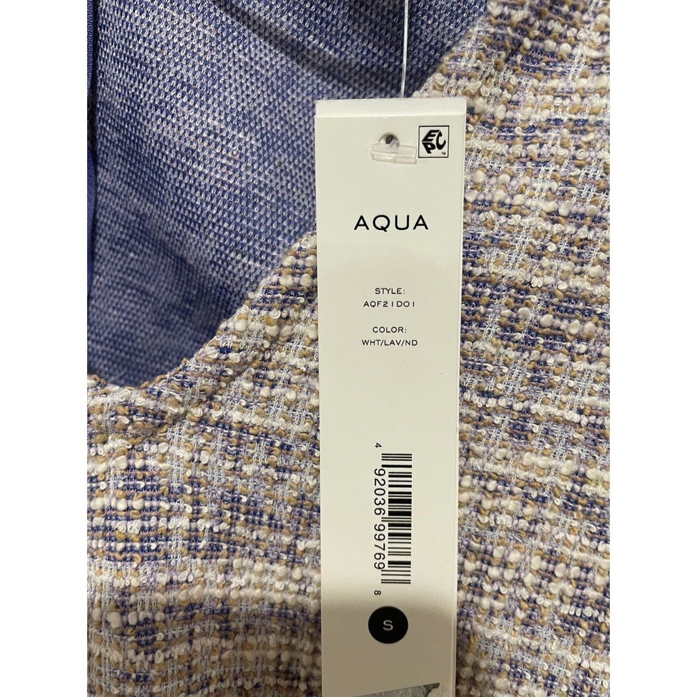 AQUA Puff Sleeve Mini Dress Size Small New with Tags - Picture 6 of 6